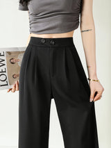 Wide Leg Suits Pants Casual Trousers for Women