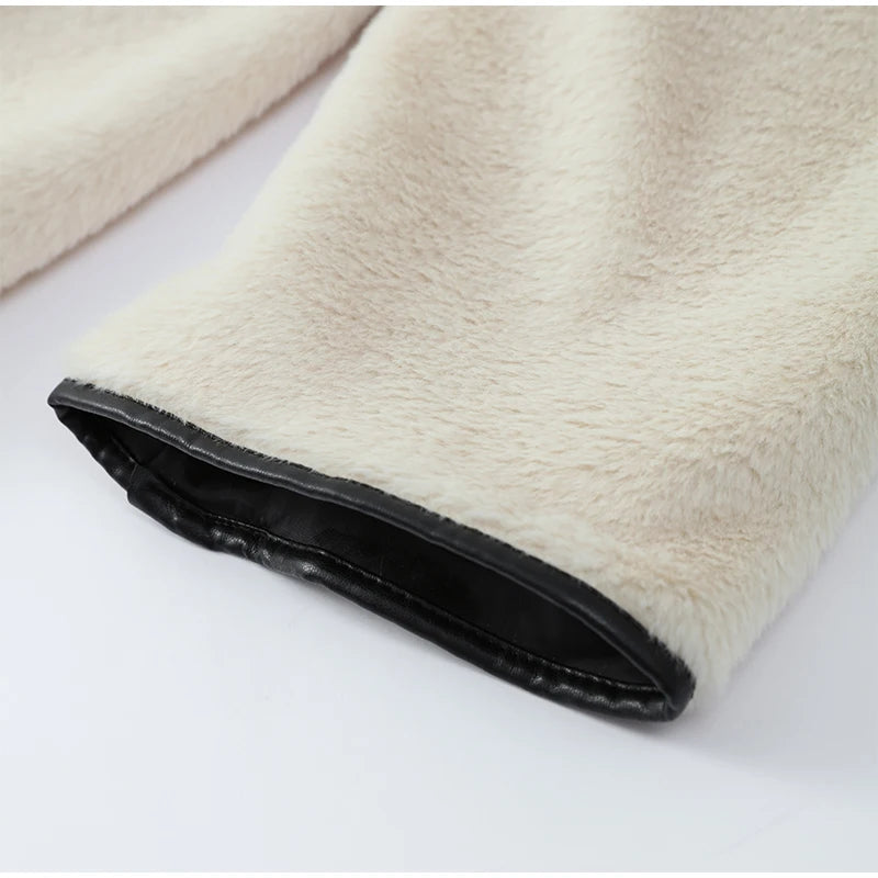 Chic Women's Thermal Lamb Wool Coats