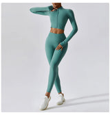 Women's Long Sleeve Top Zipper Jacket