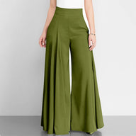 Womens High Waist Wide Leg Pants