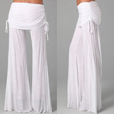 Women Flares Dance Yoga Pants Solid Color