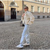 Chic Women's Thermal Lamb Wool Coats
