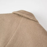 Streetwear Long Hairy Shaggy Blazer Coats