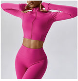 Women's Long Sleeve Top Zipper Jacket
