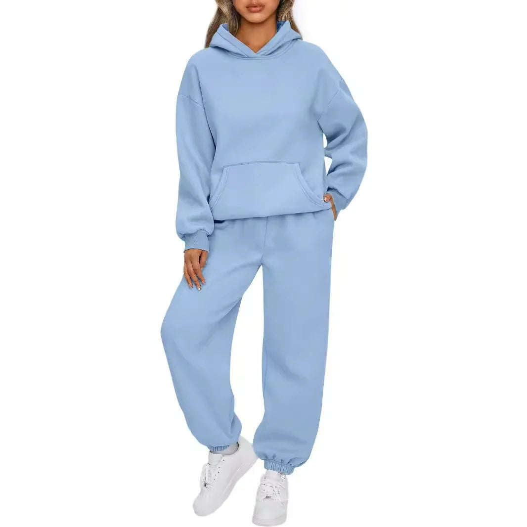 Women 2 Piece Outfits Lounge Hoodie