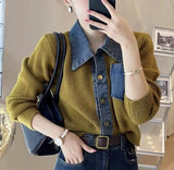 Autumn Outerwear's Female Jeans Coat