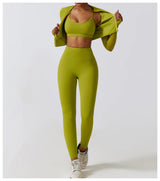 Women's Long Sleeve Top Zipper Jacket