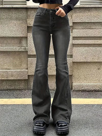 Flare Stretch Moustache Jeans Fashion