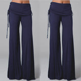 Women Flares Dance Yoga Pants Solid Color