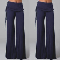 Women Flares Dance Yoga Pants Solid Color