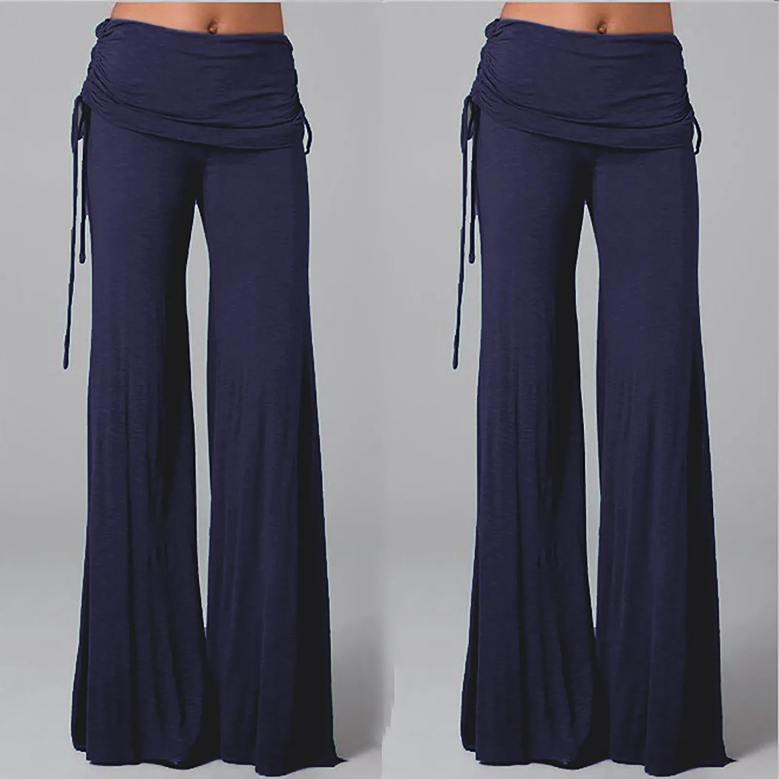 Women Flares Dance Yoga Pants Solid Color