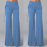 Women Flares Dance Yoga Pants Solid Color