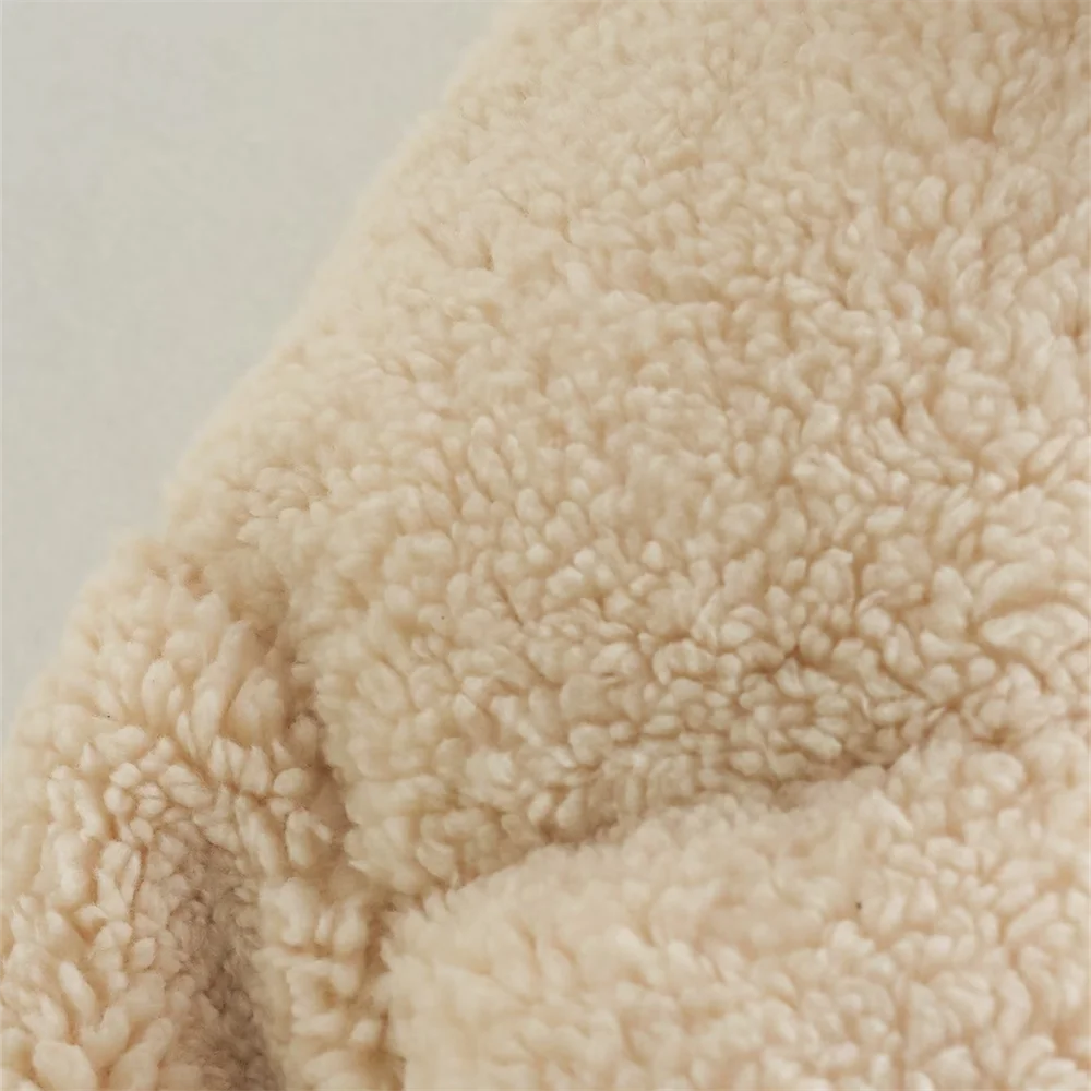 Women's Lamb Wool Short Cotton Coat