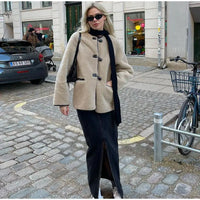 Chic Women's Thermal Lamb Wool Coats