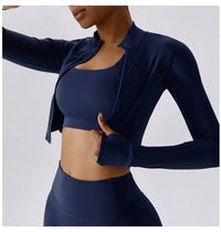 Women's Long Sleeve Top Zipper Jacket