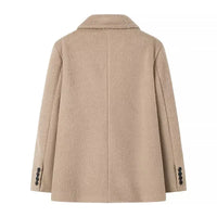 Streetwear Long Hairy Shaggy Blazer Coats