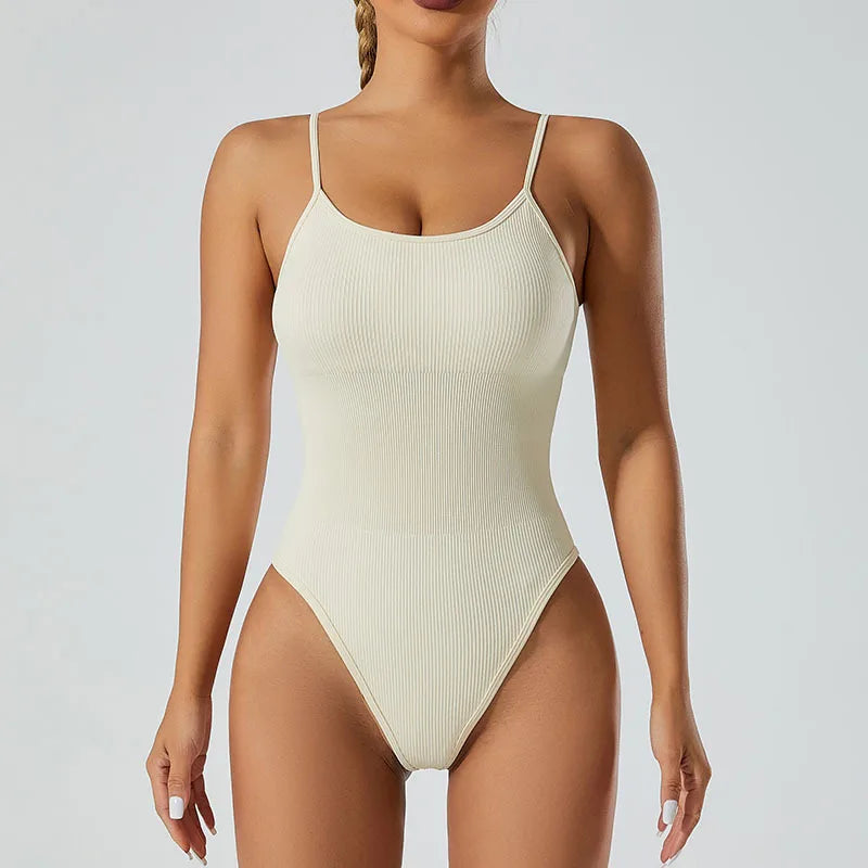New Seamless Knit One-Piece Yoga Jumpsuit