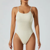 New Seamless Knit One-Piece Yoga Jumpsuit
