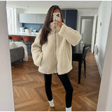 Chic Women's Thermal Lamb Wool Coats