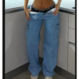 Women High Waist High Elastic Solid Jeans