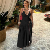 Tossy 2 Piece-Set Female V-Neck Jumpsuit Outfits