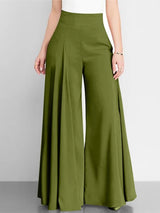 Womens High Waist Wide Leg Pants