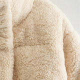 Women's Lamb Wool Short Cotton Coat