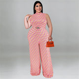 Plus Size Women Jumpsuit Summer Clothes