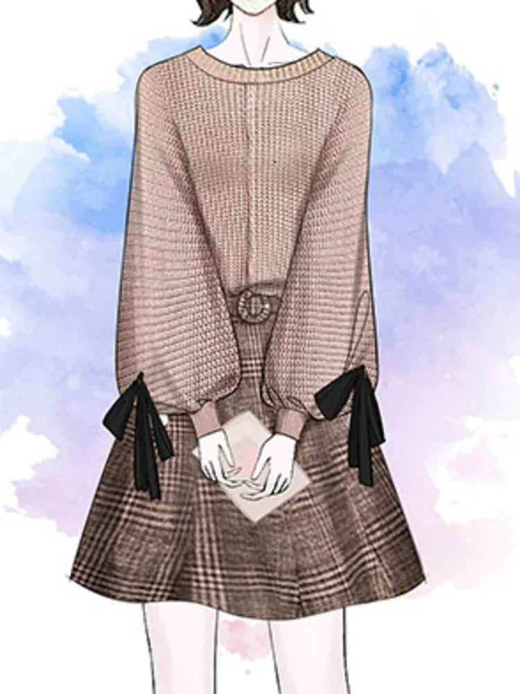 Winter Warm Knitwear 2 Pieces Set
