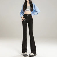 Flare Stretch Moustache Jeans Fashion