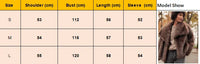 Long Sleeved Buttons Women's Faux Fur Coats