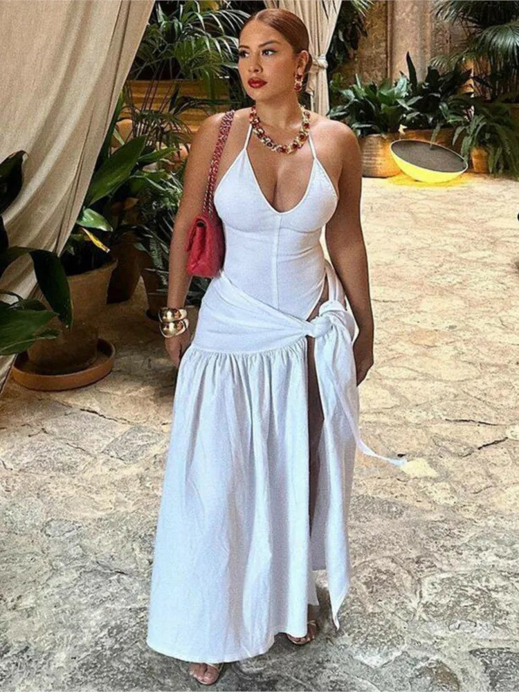 Tossy 2 Piece-Set Female V-Neck Jumpsuit Outfits