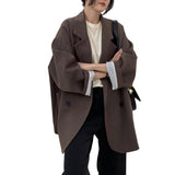 Notched Collar Business Blazer Suit Coat