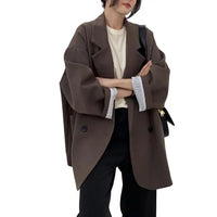Notched Collar Business Blazer Suit Coat