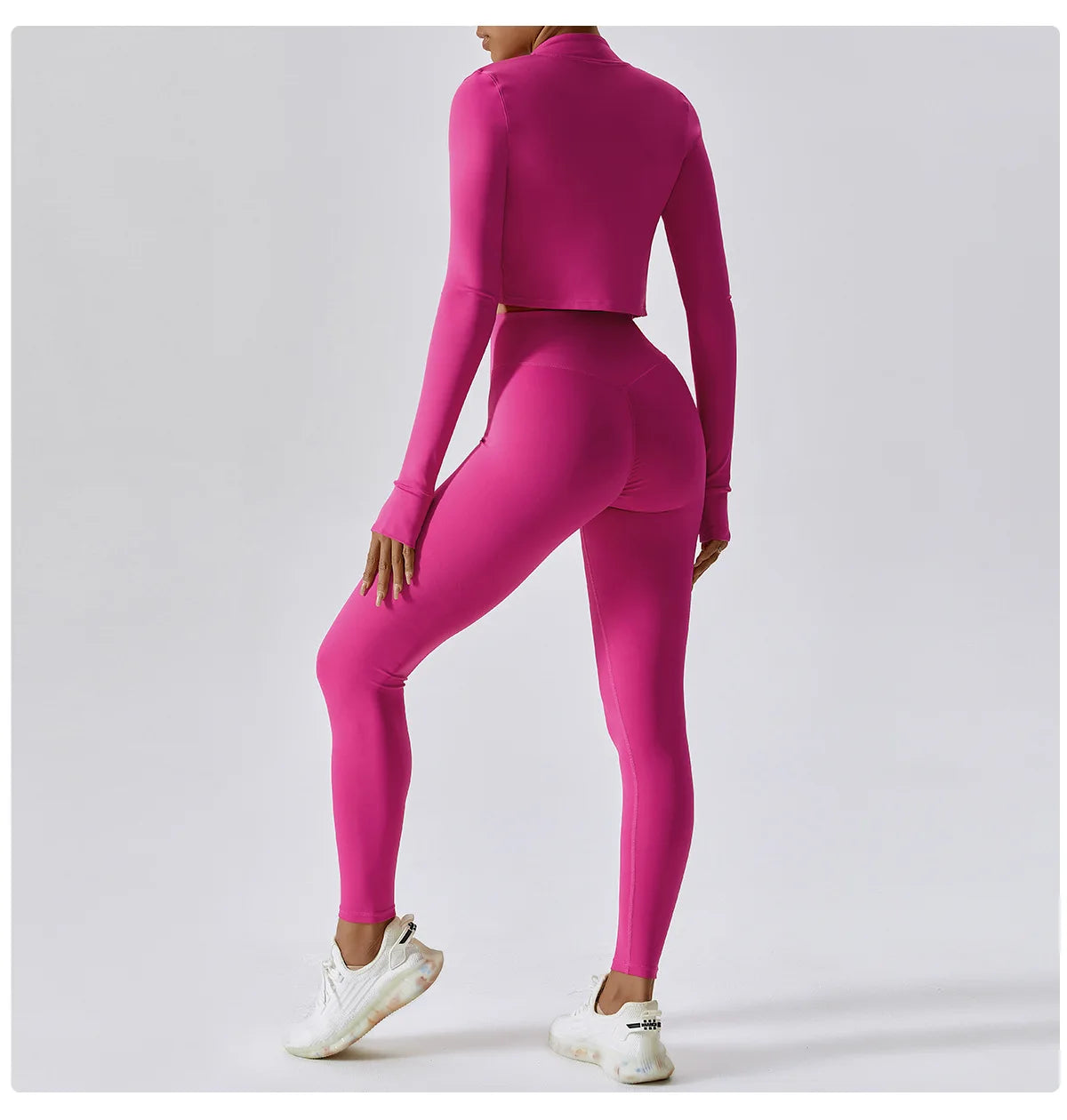 Women's Long Sleeve Top Zipper Jacket
