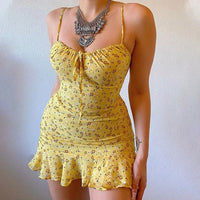 Floral Camisole Dress Summer Comfortable Skirt