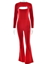 Autumn/Winter New 2025 Stretch Tight Jumpsuit