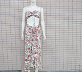 Sleeveless Shirt Tops 2 Piece Set