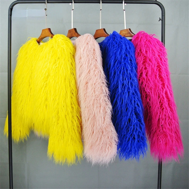 Winter Warm Women Faux Fur Coat