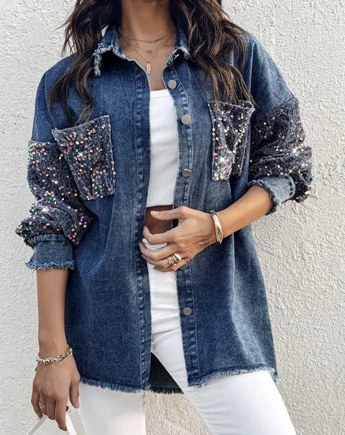 Shacket Jackets for Women Flip Collar
