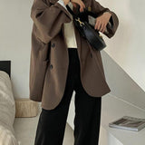 Notched Collar Business Blazer Suit Coat