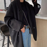 Notched Collar Business Blazer Suit Coat