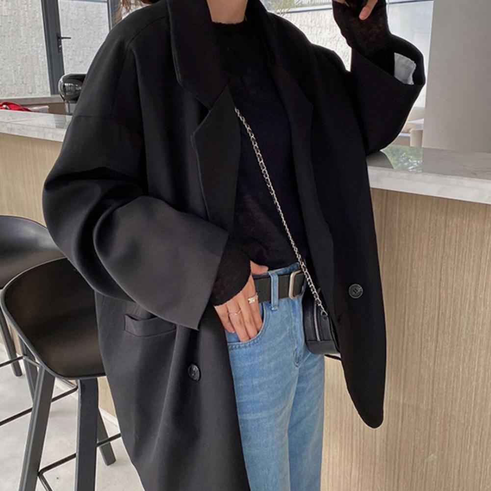 Notched Collar Business Blazer Suit Coat
