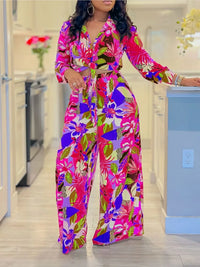 Spring Summer New Long Sleeved Printed Suit
