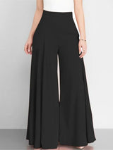 Womens High Waist Wide Leg Pants