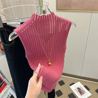 Women Half High Collar Hotsweet Summer Casual Style