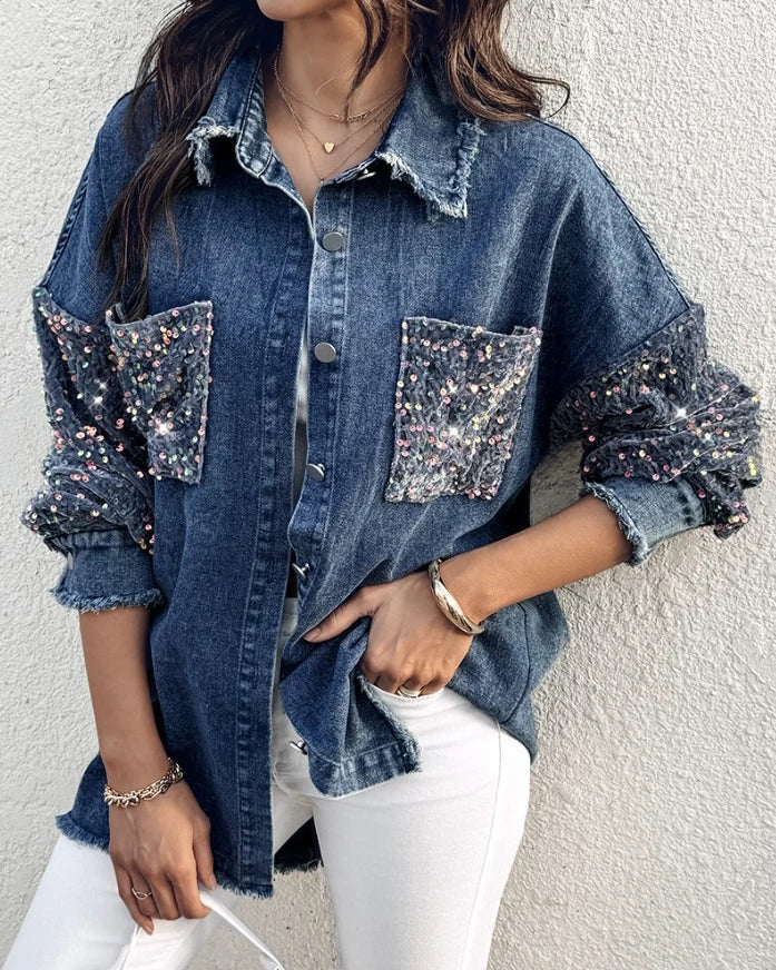 Shacket Jackets for Women Flip Collar