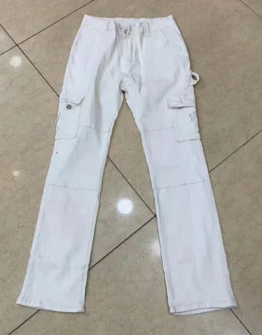 Women High Waist High Elastic Solid Jeans