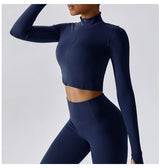 Women's Long Sleeve Top Zipper Jacket