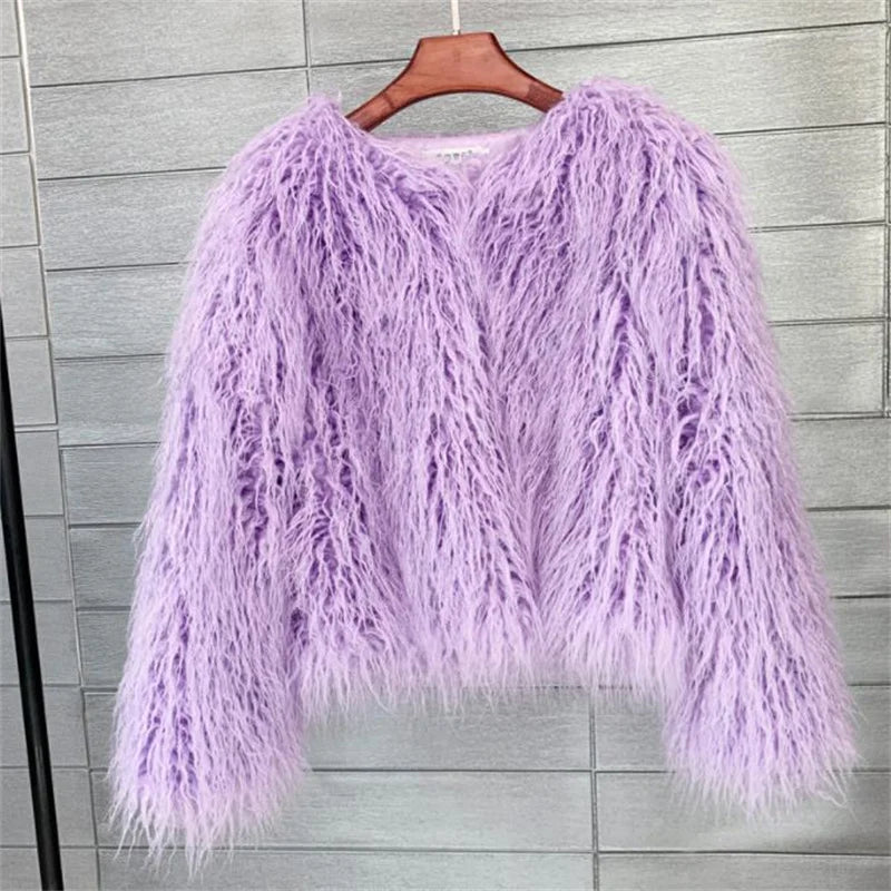 Winter Warm Women Faux Fur Coat